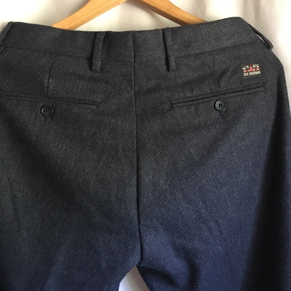 Ben Sherman Micro Textured Slim Tapered Tr… - Picture 2 of 8